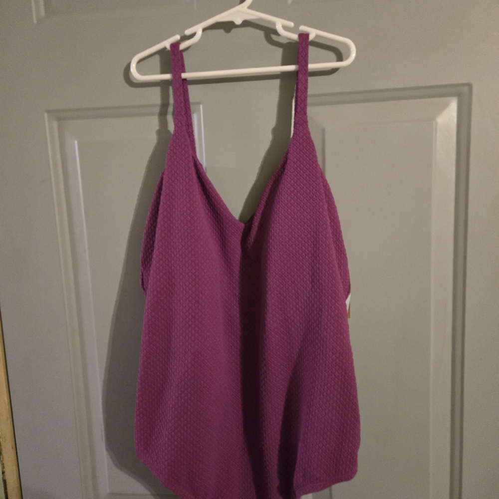 Shade & Shore Magenta One Piece Swimsuit